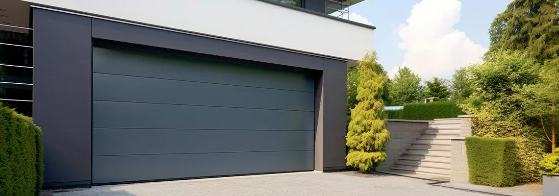 Haas Galvanized Steel Garage Door in Evanston, IL