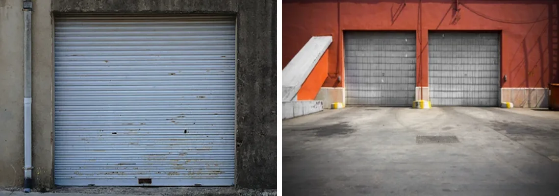 Rusty Iron Garage Doors Replacement in Evanston, IL